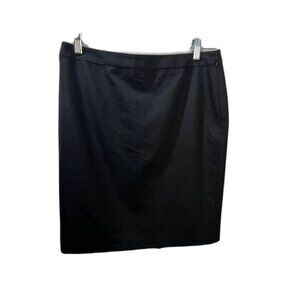 LOFT Ann Taylor Mini‎ Skirt Side Zip Black Size 6